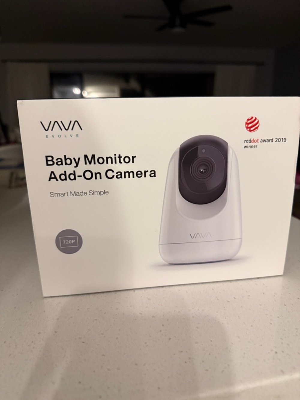 VAVA White Baby Monitor Add-On Camera - 720p